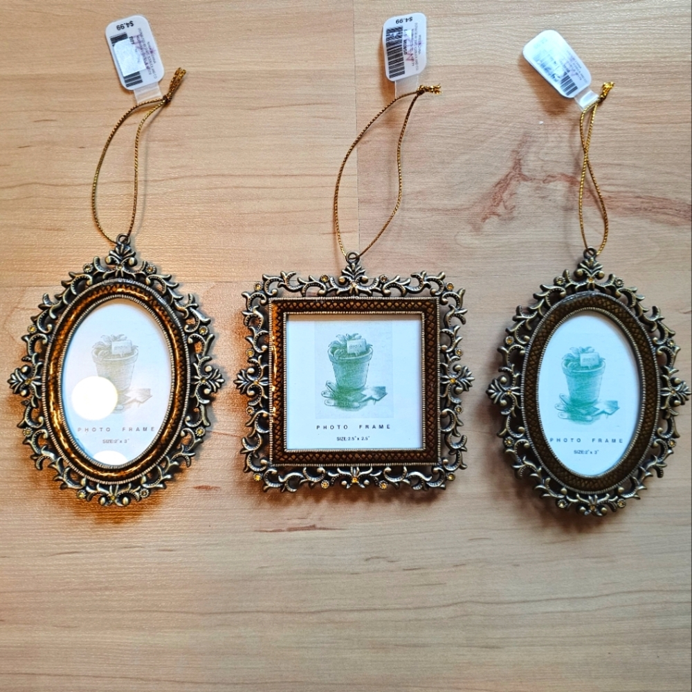 NWT Ornament Frames Lot of 3